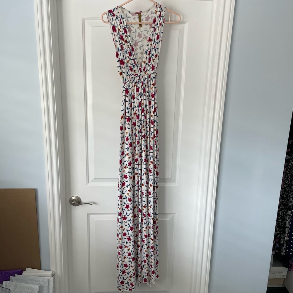 Rachel Pally Long Sleeveless Caftan - Floral pattern